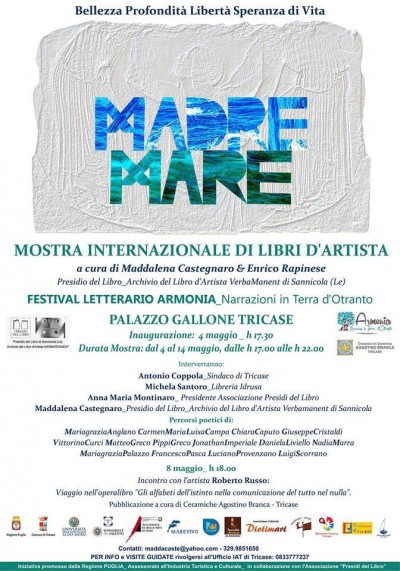 Festival dell&#039;Armonia: Madre Mare - mostra internazionale libri d&#039;artista