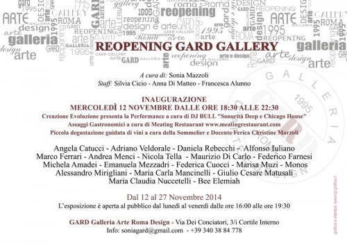 Reopening GARD Gallery